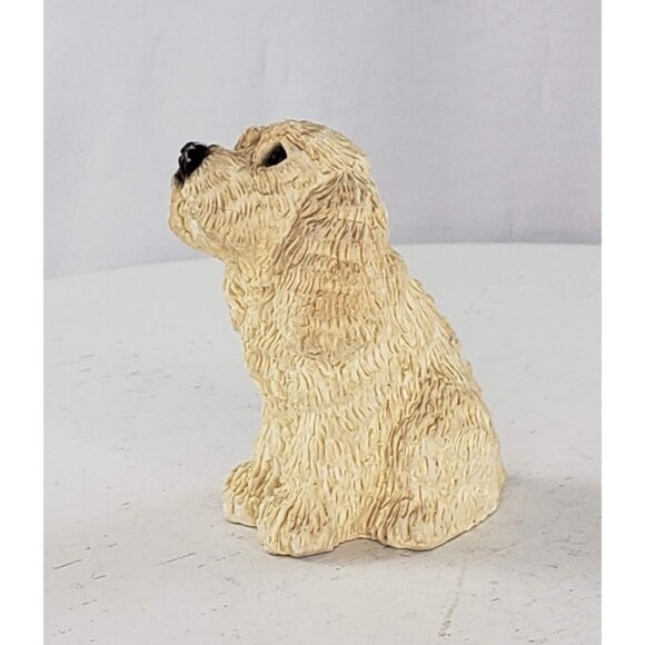 Stone Critters Cocker Spaniel Puppy Dog Miniature Figurine - Picture 4 of 6